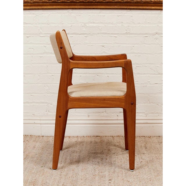 Mid-Century Modern Mid 20th Century Danish Modern Teak Armchairs For Sale - Image 3 of 10