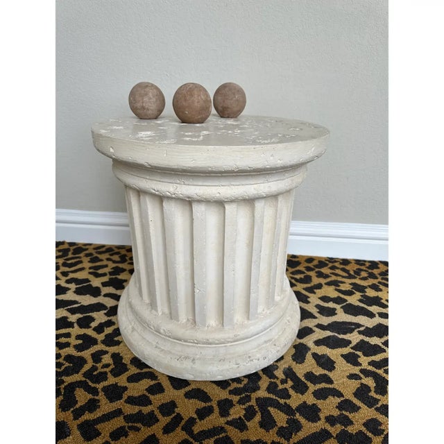 Ceramic 1970’s Italian Terracotta Decorative Orbs - Set of 3 For Sale - Image 7 of 11