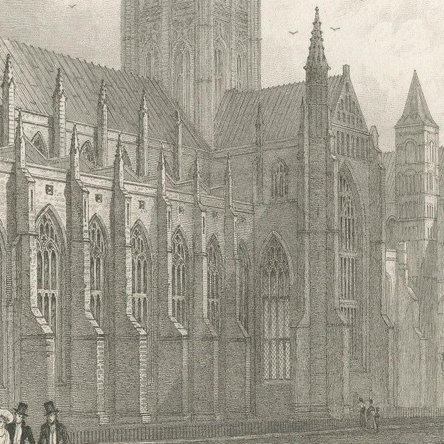 After T. M. Baynes Canterbury Cathedral, Kent, 1837, Steel Engraving For Sale - Image 9 of 12