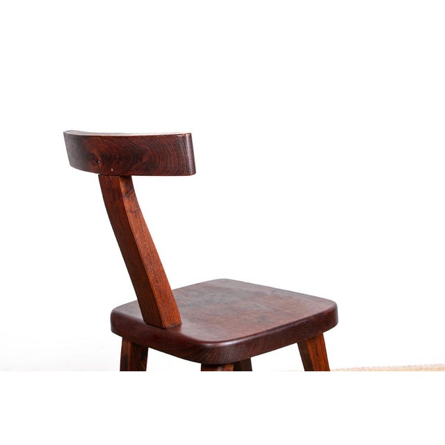 Scandinavian T Model Chairs in Elm in the style of Olavi Hanninen, 1960s, Set of 4 For Sale - Image 15 of 18