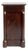 1820-1829 France Rich Mahogany Mahogany Pedestal Cabinet For Sale
