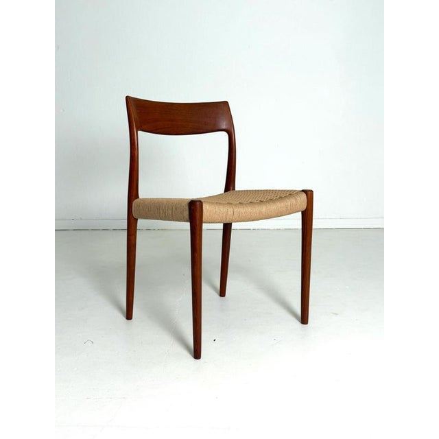 1950s Model 77 Chairs by N. O. Møller for J.L. Møllers, 1950s, Set of 6 For Sale - Image 5 of 11