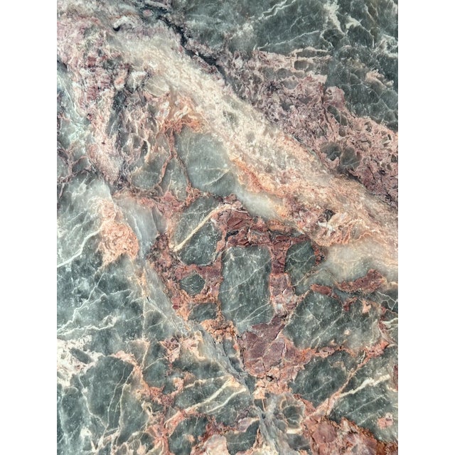 Fior Di Pesco Marble Plinth Side Table, Italy, 1980s For Sale - Image 18 of 18