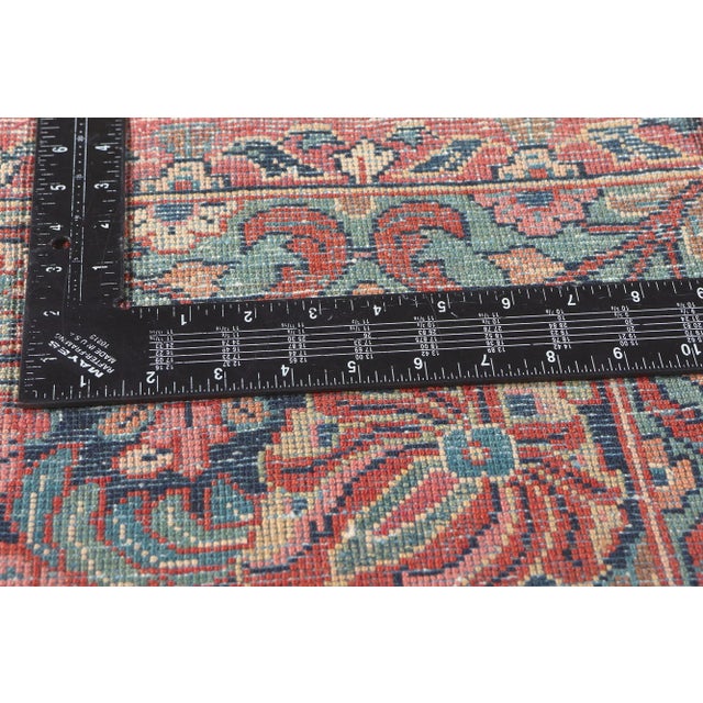 Antique Persian Sarouk Rug - 08'10 X 11'10 For Sale In Dallas - Image 6 of 9