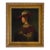 Framed Portrait Print on Canvas, Saskia Van Uylenburgh, 16x20", Gold and Gesso Frame For Sale