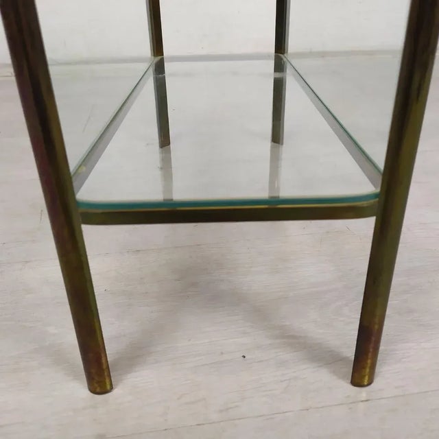 Gold Vintage Bronze Console Table, 1970s For Sale - Image 8 of 11