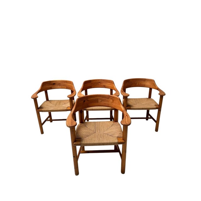 Wood Mid-Century Modern Armchairs from Rainer Daumiller, 1970s, Set of 4 For Sale - Image 7 of 13