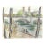 1930s Grace Spongberg Paris Pont Des Invalides Drawing For Sale