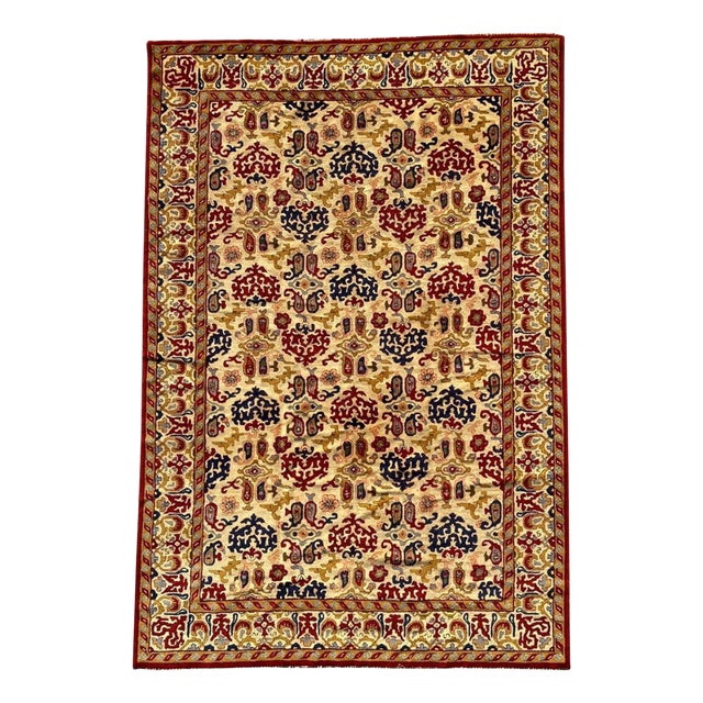 Antique French Janus Rug For Sale
