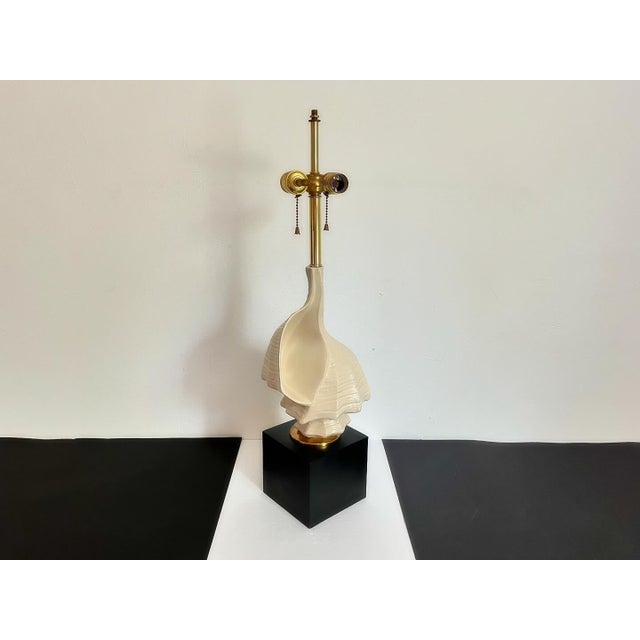 Mid-Century Modern Midcentury Shell Lamp For Sale - Image 3 of 12