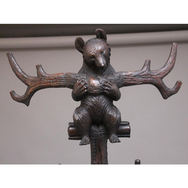 Early 20th Century Carved Bear Hall Stand For Sale - Image 10 of 12