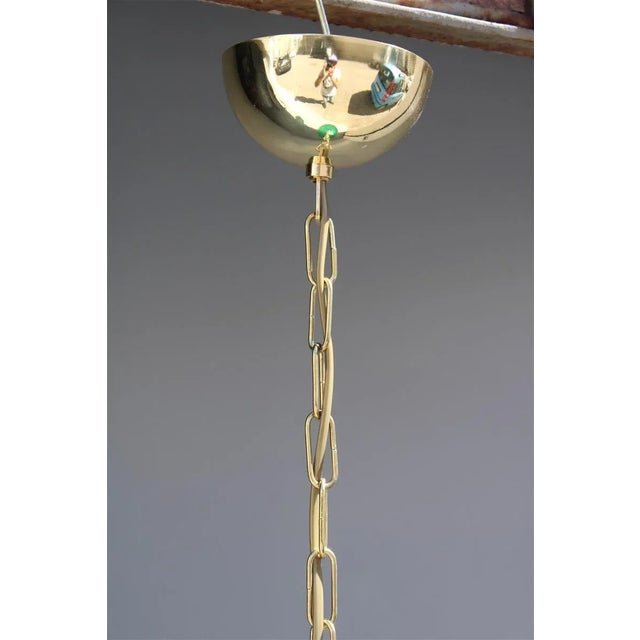 Bubble Pendant Light in Murano Glass attributed to Venini, 1950s For Sale - Image 6 of 9