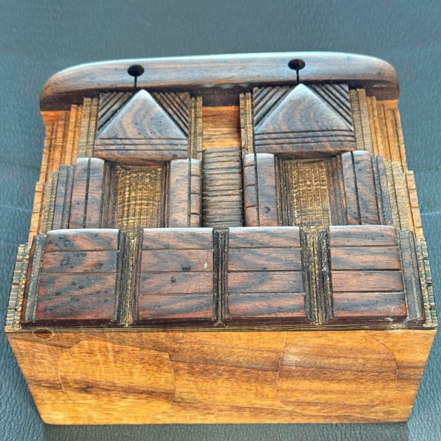 Wood 1980s Early Po Shun Leong Wood Box Sculpture For Sale - Image 7 of 9