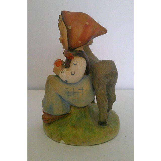1950s Vintage Goebel Hummel 182 "Good Friends" Figurine TMK-2 Full Bee (1950s) Read For Sale - Image 5 of 12