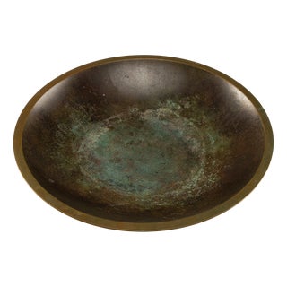 Art Deco Disko Metal Bowl by Just Andersen, 1930s For Sale