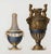 Blue and gold, printed with real metallic gold that genuinely gleams: a 19th-century chromolithograph of three exquisite...