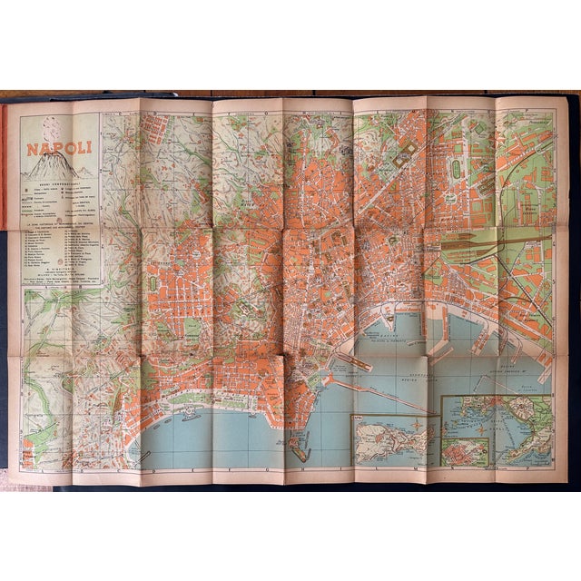 Vintage Map of Naples Italy For Sale - Image 12 of 12