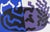 "Kitty Cat" - 1979 Abstract Expressionist Lithograph on Paper Blue and purple abstract expressionist lithograph by Sidney...