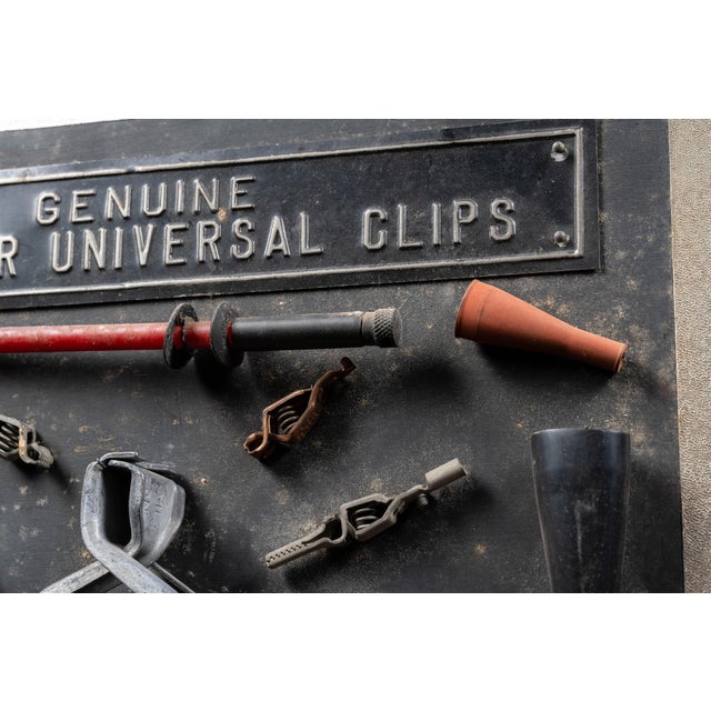 1940s Mueller Electric Universal Clips Store Display For Sale - Image 4 of 6