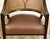 Mid-Century Modern Edward Wormley for Dunbar Y Back Captains Chairs - Mid Century Rosewood + Leather + Cane For Sale - Image 3 of 12