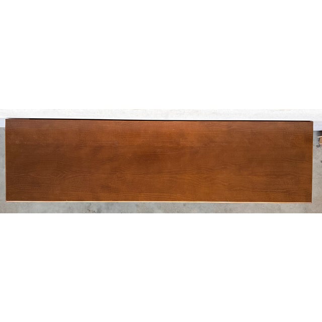 Spanish Early 20th Century Spanish Fold Out Console Table With Iron Stretcher & 3 Drawer For Sale - Image 3 of 9