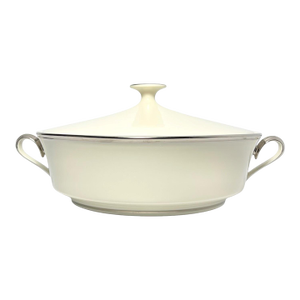Lenox “Solitaire” Porcelain (Vegetable) Serving Bowl W/Lid & Handles
