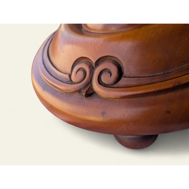 1960s Vintage Hardwood Flower Stand, 1960s For Sale - Image 5 of 9