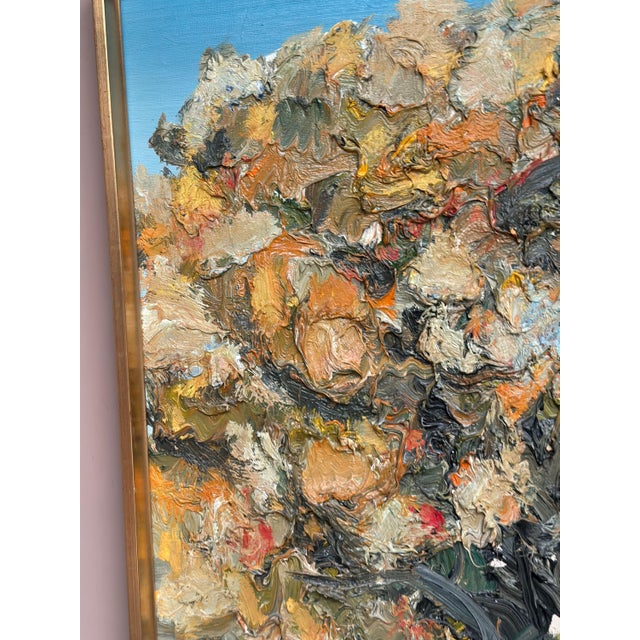 Nils Olsson, Chestnut Tree in Bloom, 1950s, Oil Painting on Canvas, Framed For Sale - Image 5 of 18