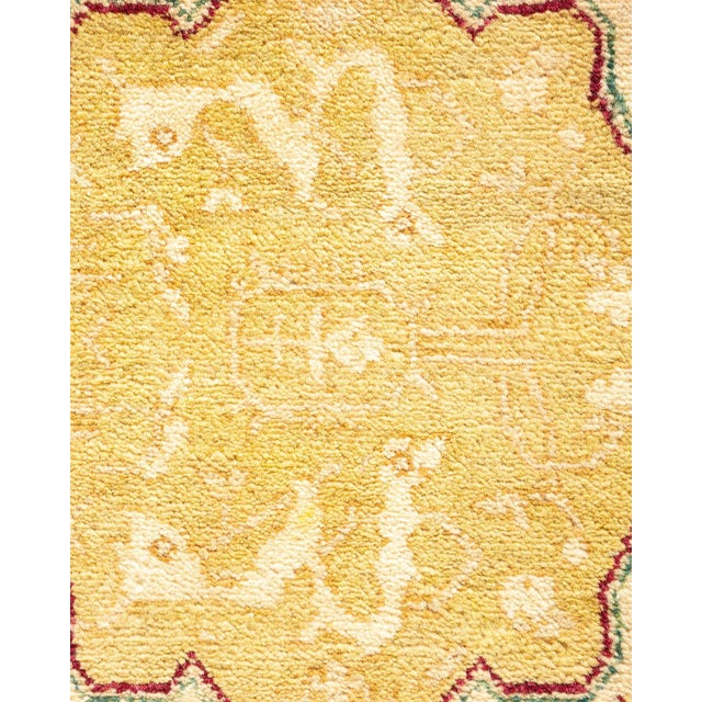 Modern Mogul Collection Hand-Knotted Area Rug - Ivory 6' 1" x 9' 4" For Sale - Image 3 of 9