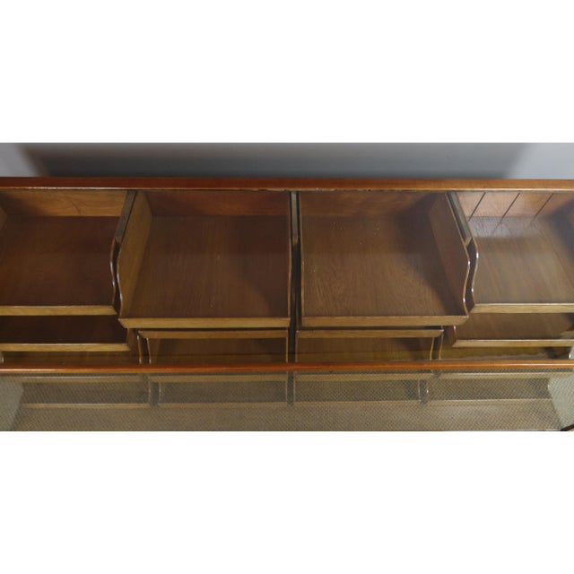 Walnut Display Dresser, 1930s For Sale - Image 3 of 13