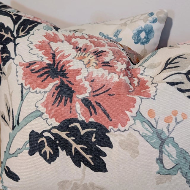Textile Lee Jofa Inisfree Floral 14x20" Lumbar Pillows - Set of 2 For Sale - Image 7 of 7