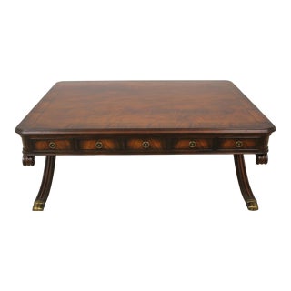 Henredon Natchez Collection Large Mahogany Coffee Table For Sale