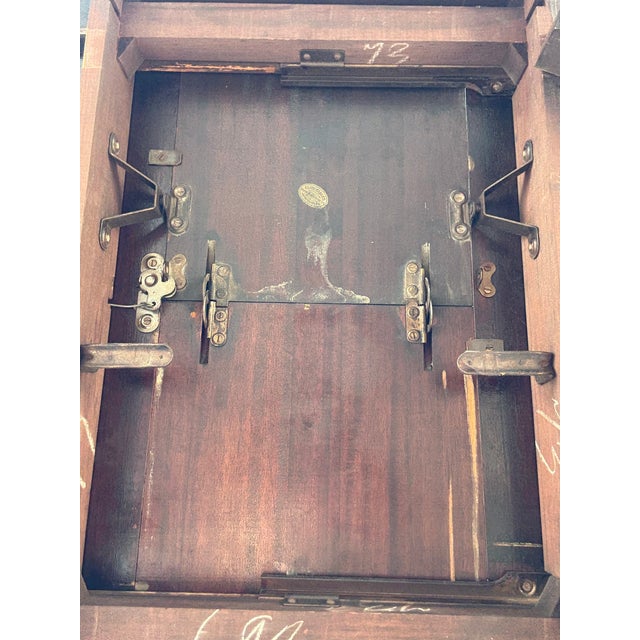 Antique Elite Furniture Co Mahogany Gate Leg Drop Leaf Expandable Table For Sale - Image 15 of 16