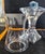 Metal A Pair of 24% Lead Crystal Candleholders (Slovenia) For Sale - Image 7 of 9