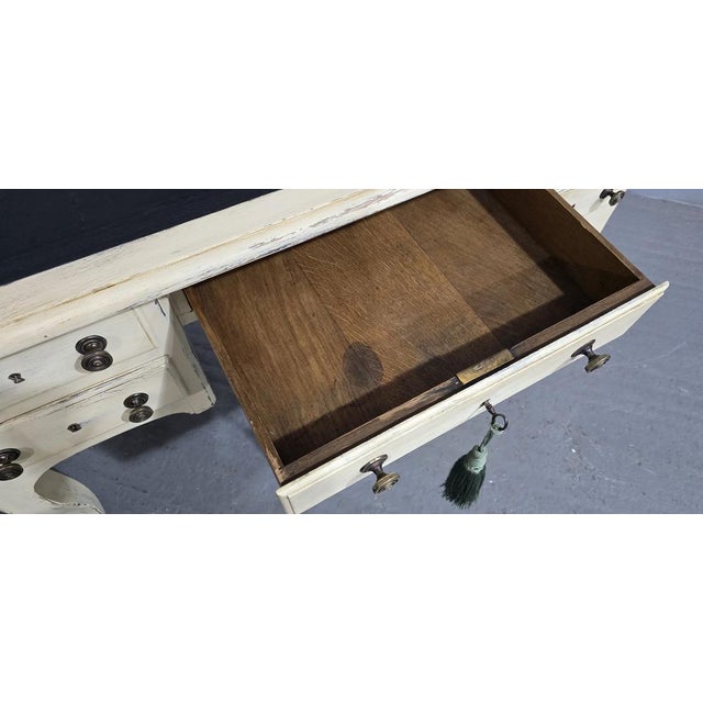 French Painted Kneehole Desk, 1880 For Sale - Image 17 of 18