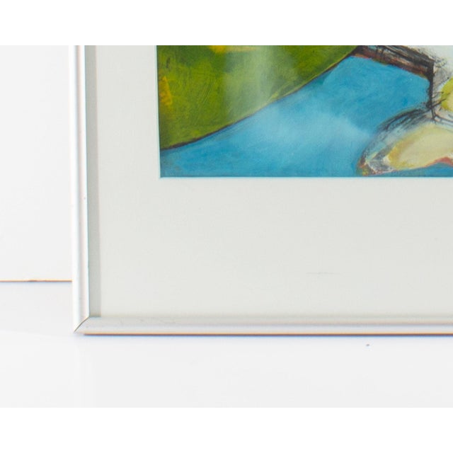 Abstract Mixed Media Silhouette Painting by James L. Bruch For Sale - Image 3 of 9