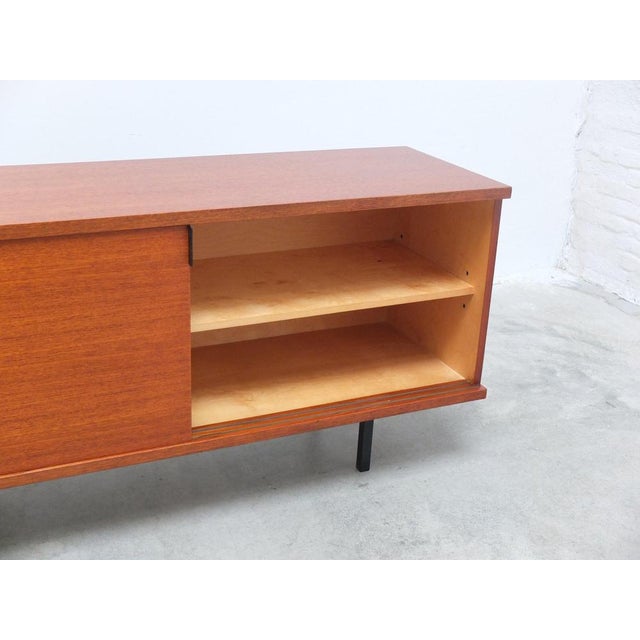 Black Minimalist Teak Sideboard by Hans Konëcke for Tecta, 1960s For Sale - Image 8 of 18