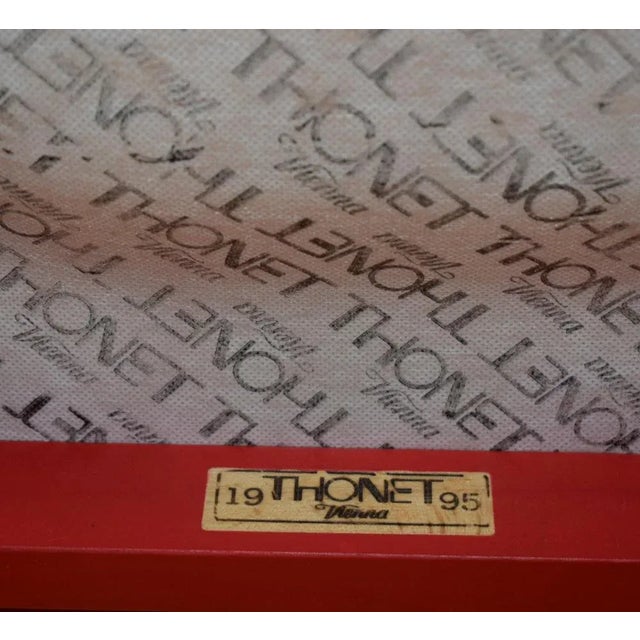 Thonet Leather Fareeuil from Gebrüder Thonet Vienna Gmbh, 1995 For Sale - Image 4 of 7