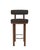 Metal Collector Modern Moca Bar Chair in Safire 2 Fabric and Smoked Oak by Studio Rig For Sale - Image 7 of 7