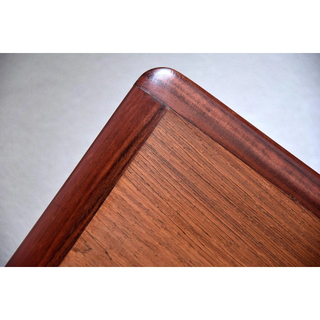 Mid-Century French Rosewood 2-Tier Coffee Table, 1958 For Sale - Image 9 of 11