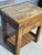 Butcher Block Table With Drawer Built With Antique Wood From England For Sale - Image 10 of 18