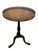 American Vintage Set of Two Traditional Chippendale-Style Tripod Side Tables With Brass Gallery Tops For Sale - Image 3 of 17