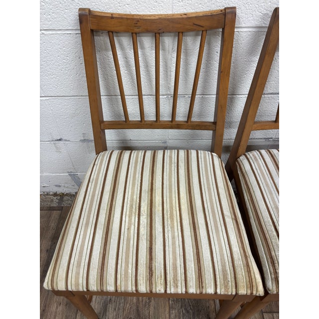 Kroehler Mfg. Co. Vintage Kroehler MFG MCM Mid Century Modern Dining Side Chairs - Set of 5 For Sale - Image 4 of 13