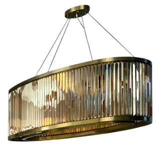 Collection Labirinto Chandelier in Metal and Crystal by Jago For Sale