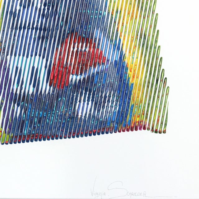 2020s My Favorite Candy Forever - Colorful Textural Abstract 3d Candy Food Painting Original Artwork by Virginie Schroeder For Sale - Image 5 of 8