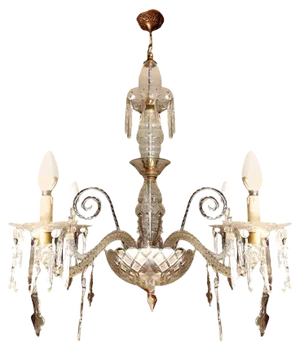 Antique Crystal Chandelier