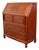Vintage Asian Desk Teak Hand Carved Drop Front Compartmentalized Style of George Zee For Sale