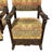 Pair of 19th Century Italian Renaissance Revival Walnut Armchairs For Sale - Image 4 of 12