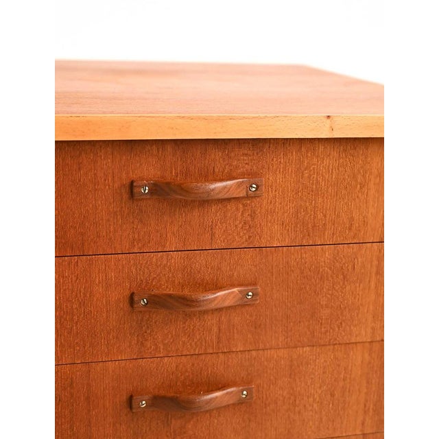 Scandinavian Teak Sideboard with Pull-Out Top, 1960s For Sale - Image 6 of 11