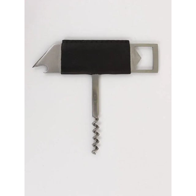 Carl Auböck Bird Bottle Opener in Leather attributed to Carl Auböck for Amboss Austria, 1960s For Sale - Image 4 of 10